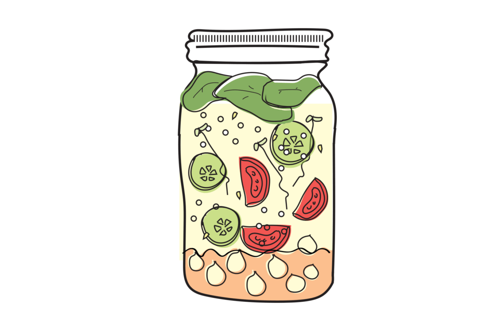 warzywa w słoiku dla serca
